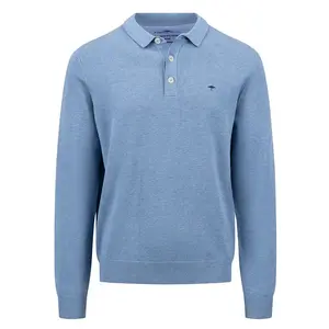 Поло с длинным рукавом Fynch Hatton 1414240, синий