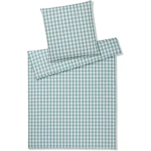 Элегантное постельное белье «Квадро», приятное к коже Elegante, цвет salbei