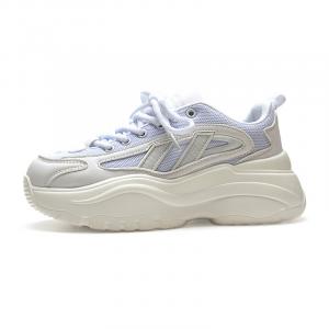 Кроссовки женские толстые низкие Stur Ysn, белый/красный