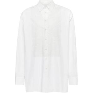 Рубашка с кружевными вставками JW Anderson, белый