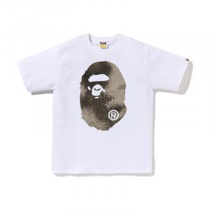 Футболка Bape High Tone Bleach Big Ape Head A BATHING APE, белый