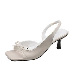 MADALLO Сандалии женские с одним ремешком бежевые