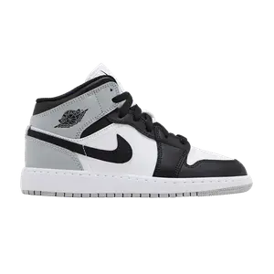 Кроссовки Air Jordan Air Jordan 1 Mid GS 'Barons', белый
