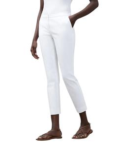 Узкие брюки Manhattan Slim Ankle Pant белого цвета Lafayette 148