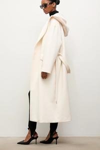 Шерстяное пальто Answear.Lab, бежевый