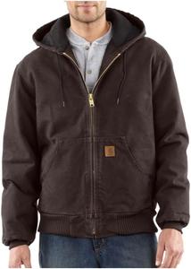 Carhartt мужская утепленная стеганая куртка Big-Tall Sandstone Active, Dark Brown