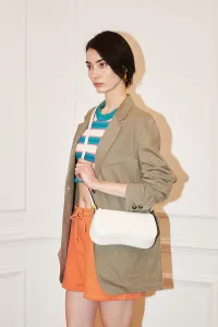 Женская сумка через плечо JW PEI Joy и солнцезащитные очки Angelica в оправе D, White