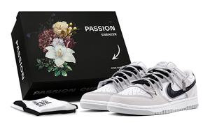 Мужские кроссовки для скейтбординга Nike Dunk Low, серый