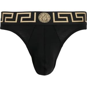 Греческие трусы с каймой Greca Border VERSACE, черный