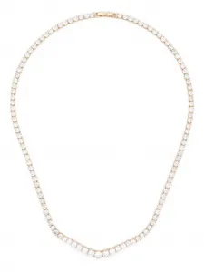 Ожерелье с застёжкой и вставками из циркония Maje, золотистый