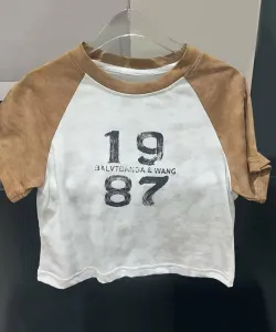 Футболка с цифровым принтом Aimoha Kids, цвет Brown