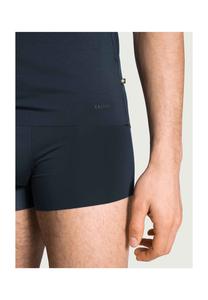 Мужская рубашка с короткими рукавами, V-образный вырез чистой линии CALIDA, цвет Dark Sapphire