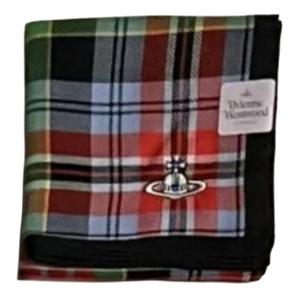 Vivienne Westwood Шелковый  шарф Unisex Blue Red