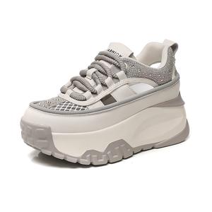 Износостойкие кроссовки Mid Top Chunky женские POOQ, серый