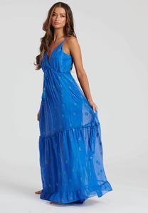 Повседневное платье SUMMER SEQUIN DETAIL CAMI V NECK South Beach, синий