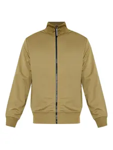 Свитшот с высоким воротником на молнии Palm Angels, зеленый