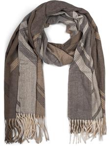 Шарф styleBREAKER, цвет grau/beige