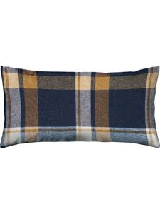 Наволочка из высококачественной фланели синего цвета, сотканная в ярких цветах Erwin Müller, 80 x 80 см