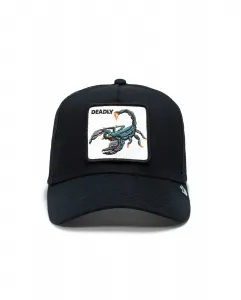 Бейсболка передняя нашивка скорпиона Goorin Bros, чёрный