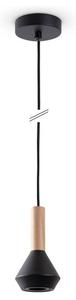 Подвесной светильник Paco Home Mora S, черный - серый металлик