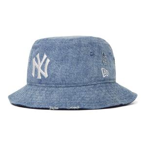 New Era Хлопковая панама унисекс джинсового синего цвета, Denim Blue