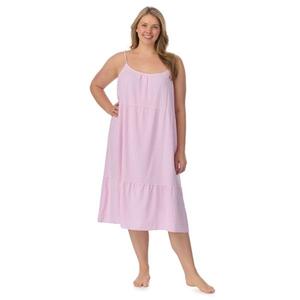 Платье миди из пике для полных Draper James, цвет pink stripe