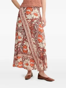 Юбка-халат Raina с цветочным принтом Hoss Intropia, коричневый
