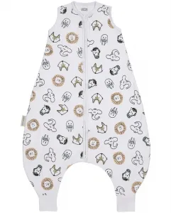 Трикотажная летняя детская пижама без рукавов Meyco, белый