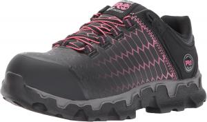 Timberland PRO женские промышленные и строительные ботинки Powertrain Sport Alloy Toe SD+, Black/Pink