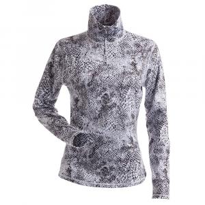 Женская куртка Nils с леопардовым принтом и застежкой-молнией на четверть длины., Snow Leopard Print