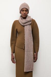 Шапка и шарф Answear.Lab, коричневый