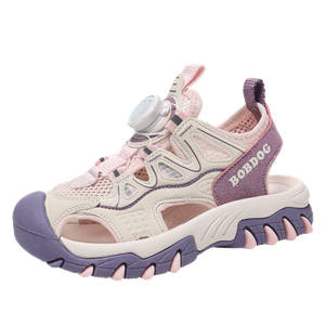 Детские сандалии с противоскользящей подошвой и износостойкими подошвами для детей от 3 до 7 лет BOBDOG, розовый