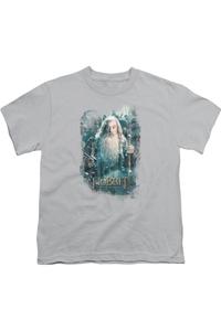 Футболка с коротким рукавом для детей "Войско Гэндальфа" из "Хоббита" Gildan, серебряный