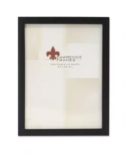 Деревянная рамка для картины, 6" x 8" Lawrence Frames, black