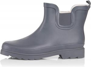 NORTY - Женские ботинки для дождя до щиколотки - Водонепроницаемые зимние и весенние садовые сапоги, размер соответствует на полразмера больше, Matte Charcoal