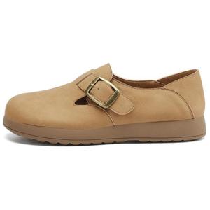 Повседневные однобортные туфли женские DAPHNE, Camel