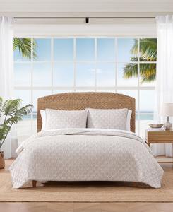 Комплект постельного белья Tommy Bahama Fronds из хлопка, двусторонний, 3 предмета, размер King Tommy Bahama Home, Khaki