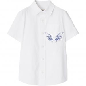 Детская рубашка Burberry, белый