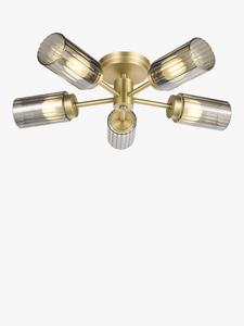 Потолочный светильник Brompton 5 Arm Flush John Lewis, Antique Brass