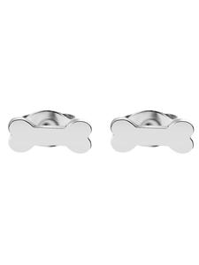 Adeliás Женские серьги - Серьги-гвоздики из нержавеющей стали серебристого цвета