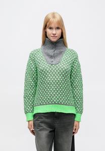 Джемпер Dr. Bloom SWEATER OPTIMIST, Gris/Green