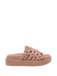 Босоножки с открытым носком в технике интречато Paloma Barceló, розовый