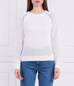 Свитер женский Marc Cain хлопковый вязаный, белый