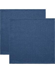 Erwin Müller Набор из двух салфеток Krefeld темно-синего цвета