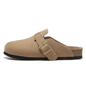 Слипоны с закрытым носком Komanic, хаки