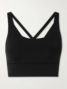 Спортивный бюстгальтер Energy Longline Luxtreme Lululemon, черный