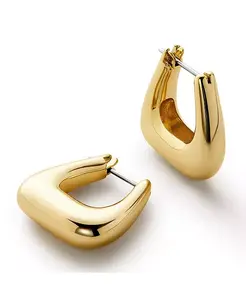 Массивные золотые серьги-кольца - Colene Ana Luisa, gold