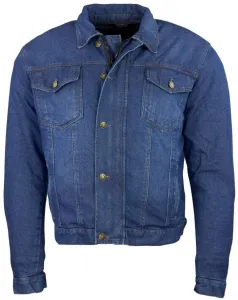 Мотоциклетная куртка Roleff "Джинс Арамид", 6 карманов, синий