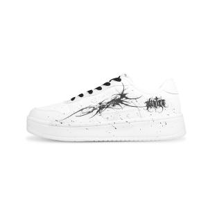 Li-Ning Li Ning Floating Boat Black Ink Explosion Low Top Skateboard Shoes мужские черно-белые