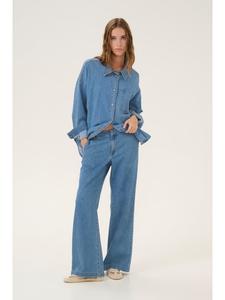 Джинсы LARA свободного кроя, средне-синего цвета My Essential Wardrobe